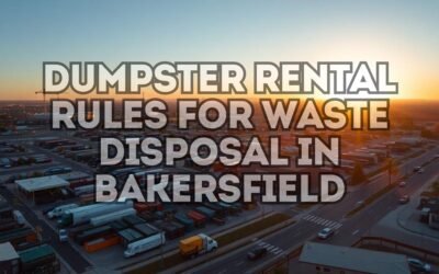 Are There Any Dumpster Rental Rules For Waste Disposal In Bakersfield?